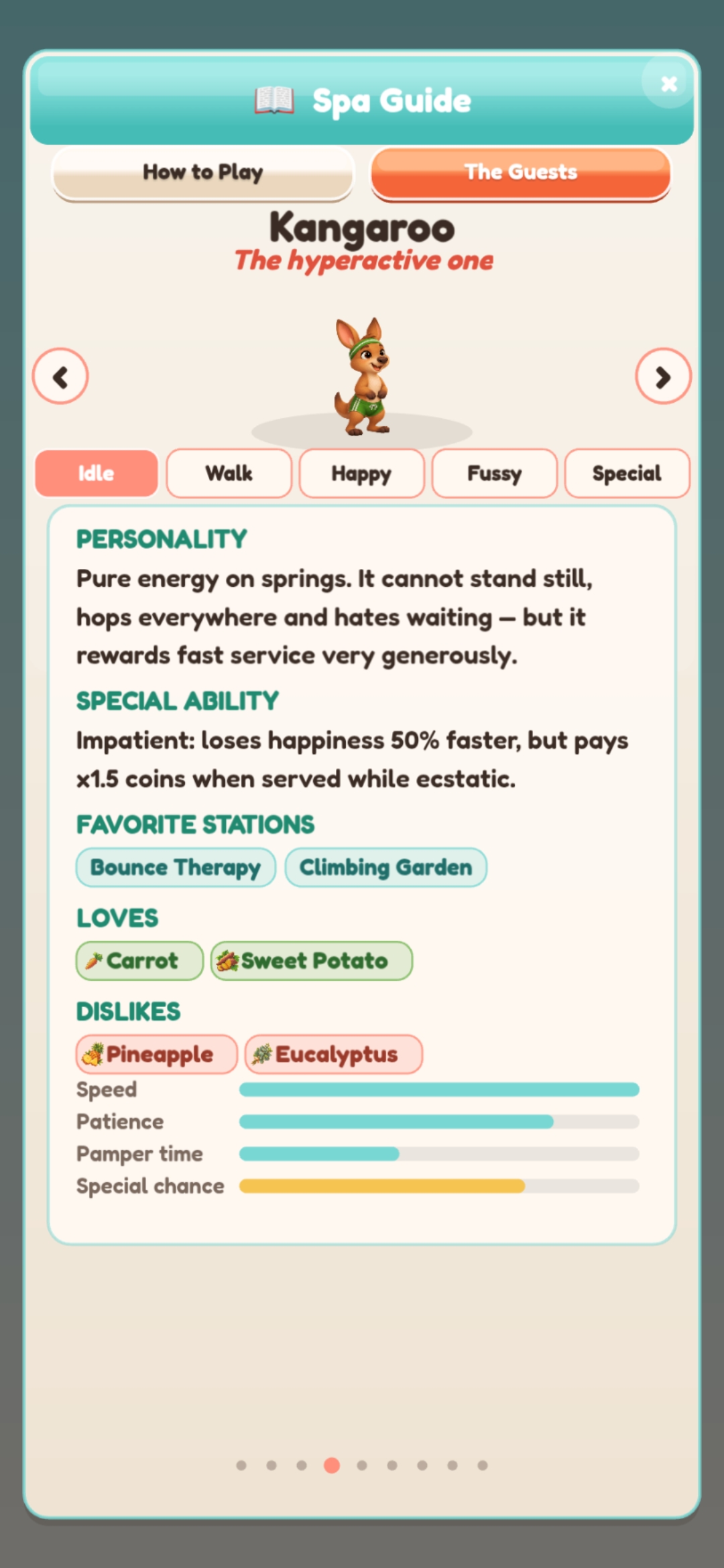 Kangaroo spa guide